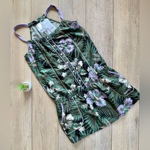 Bench Green Floral Midi Dress NWT